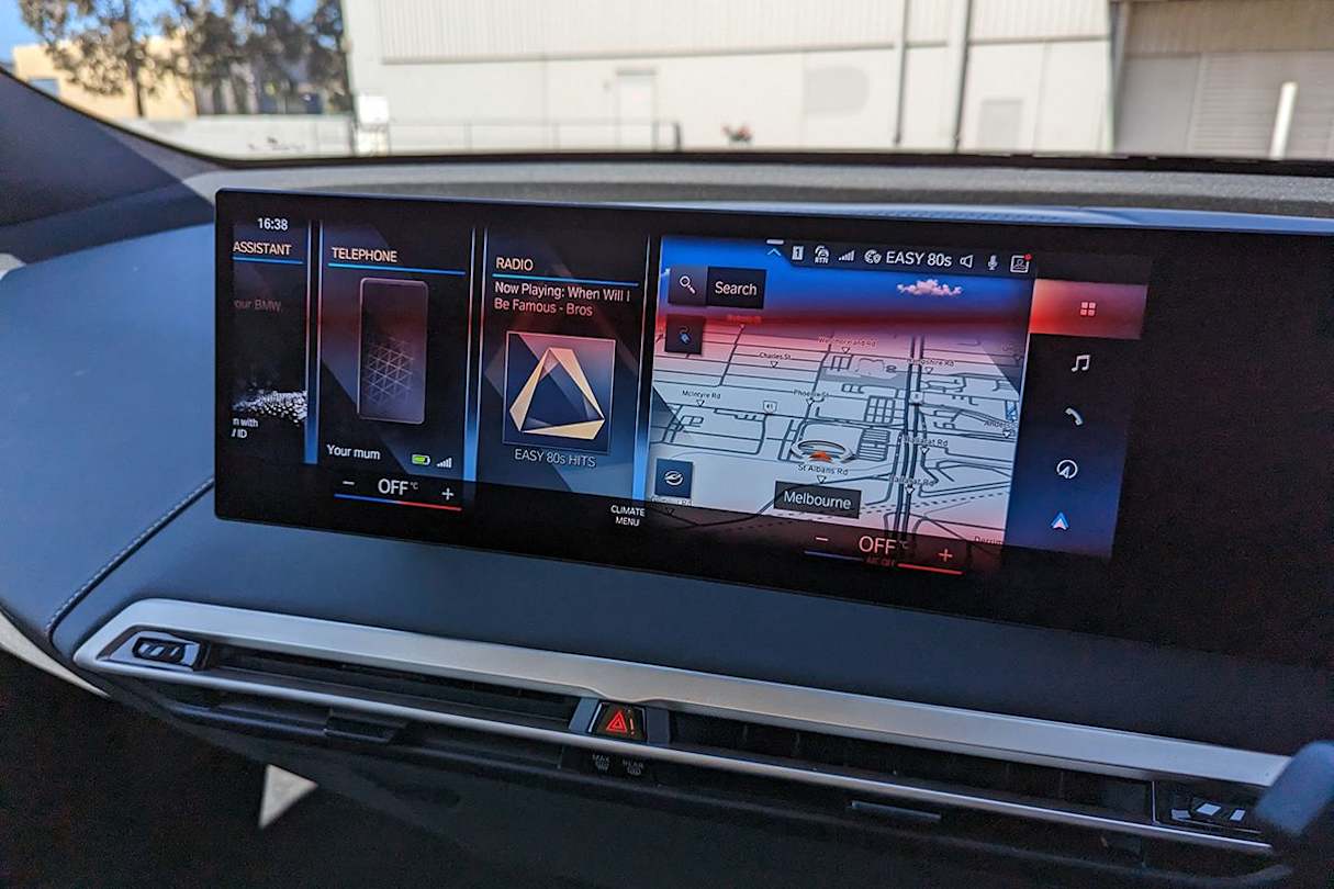 Inside is a massive 14.9-inch multimedia touchscreen. (image credit: Tung Nguyen)