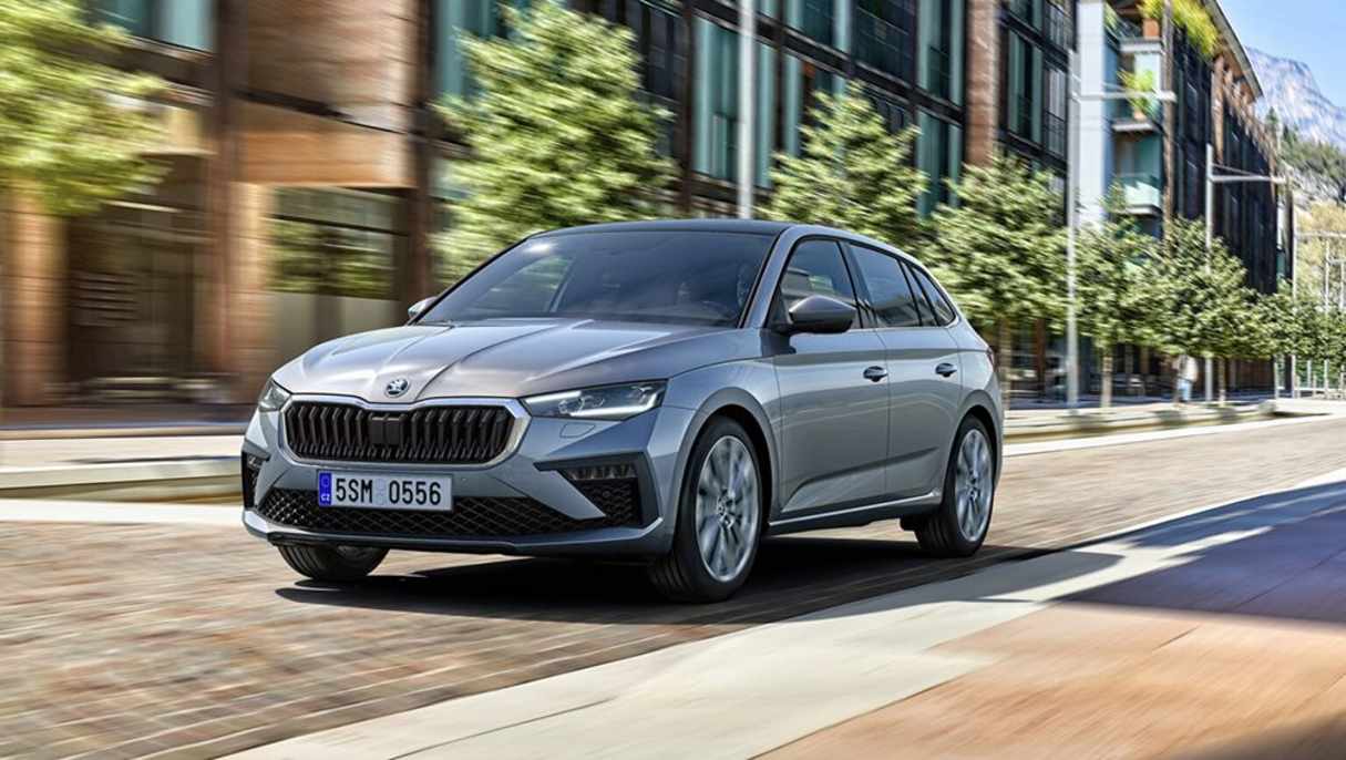 The Scala has redesigned bumpers at the front and rear too. Both models have optional LED matrix headlights.