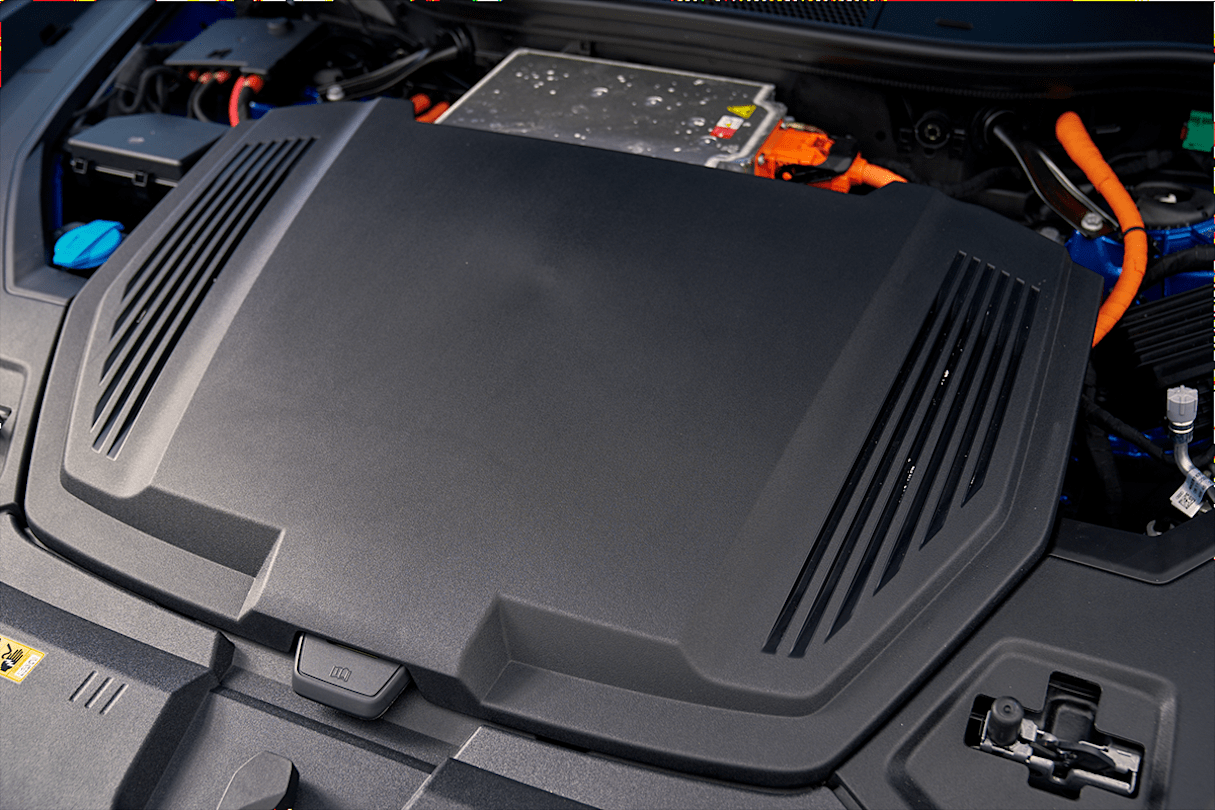 The SQ8 e-tron features three electric motors