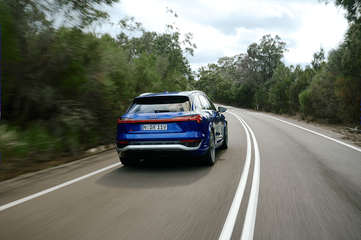 The SQ8 e-tron has a 114kWh battery