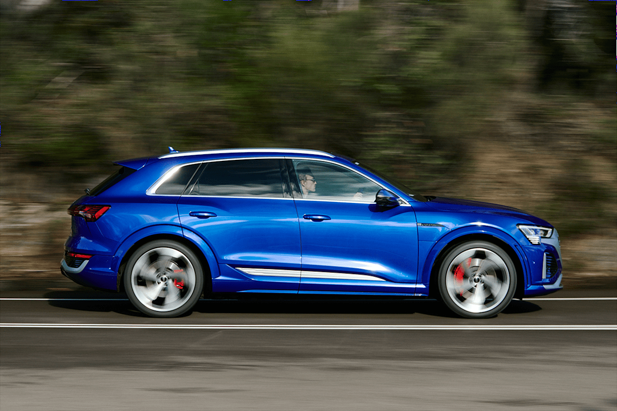 The SQ8 e-tron SUV has a theoretical range of 417km