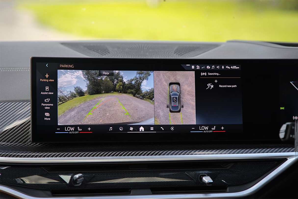 When it comes time to park it, you’ll love having the 360-degree view camera system. It’s the best and clearest system I’ve sampled. (Image: Glen Sullivan)