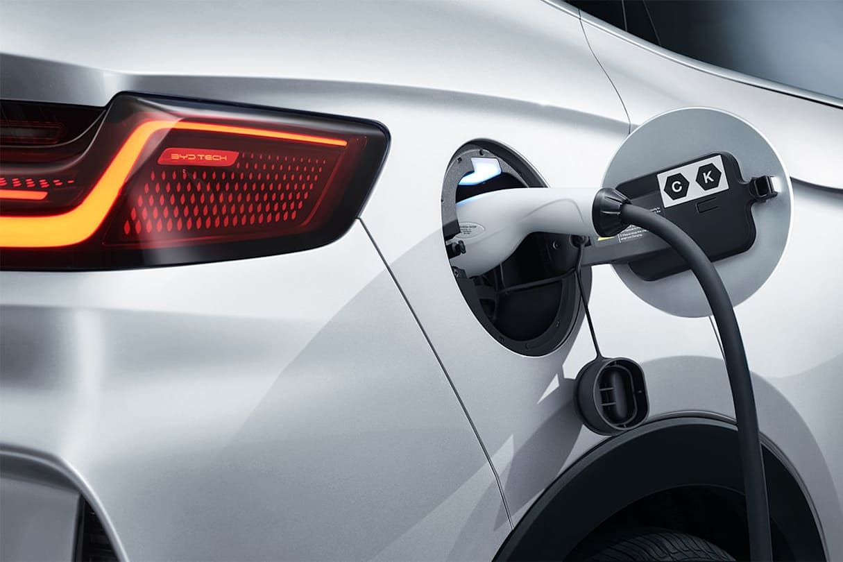 Charge port pictured.