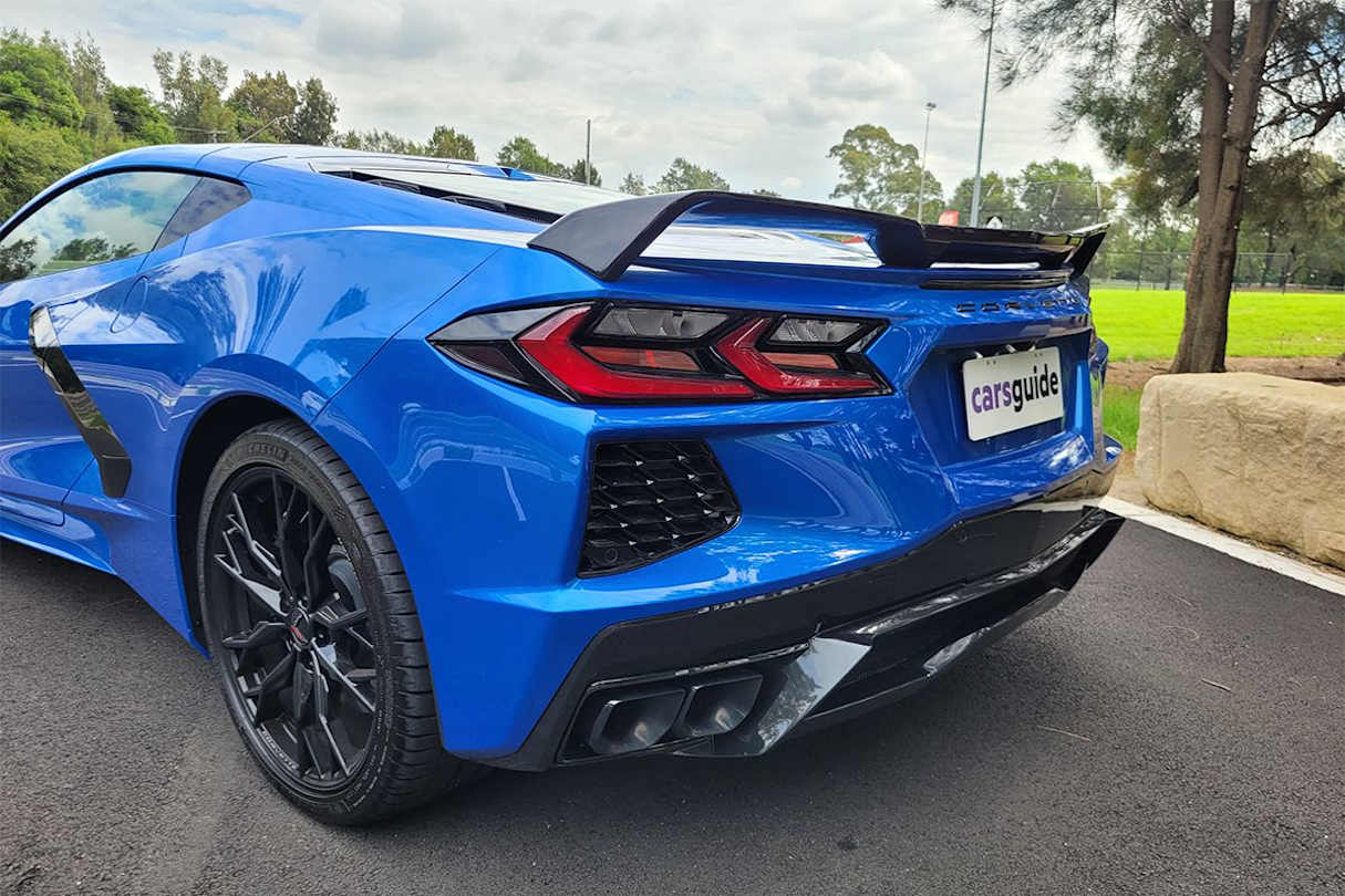 While the LT2 is very flexible across the rev range, when you get it closer to the 6500rpm redline it feels more urgent and sounds more evocative.