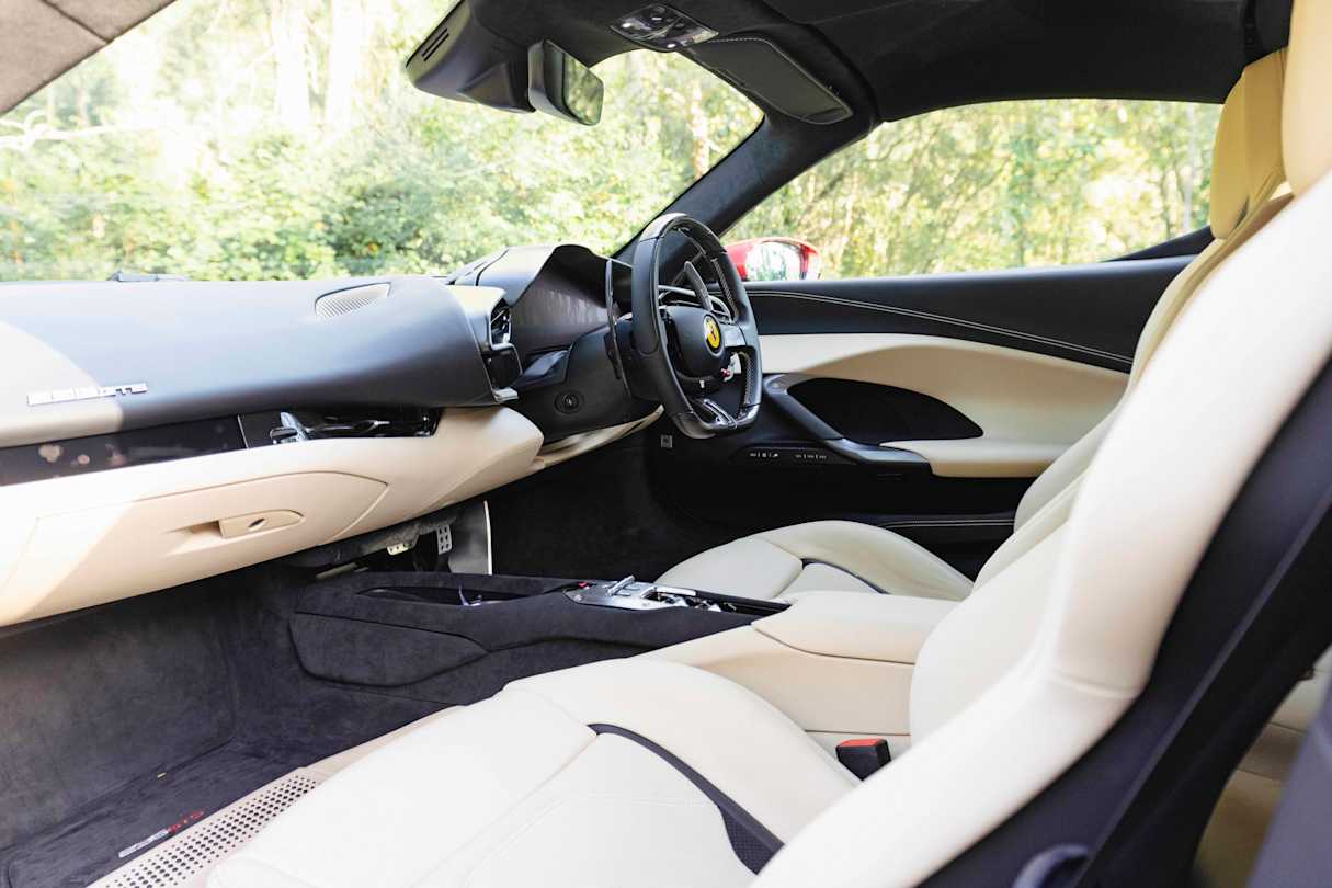 It’s also surprisingly comfortable in the figure-hugging sports seats, though climbing in and out of them is not necessarily something you want to do in front of a crowd.