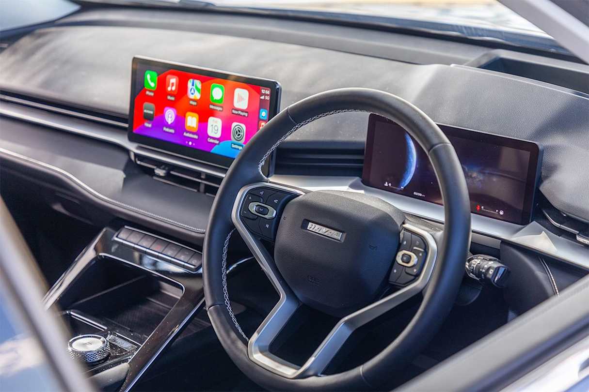 Technology is high-quality with the 10.25-inch digital instrument cluster and 12.3-inch touchscreen multimedia system. (Image: Glen Sullivan)