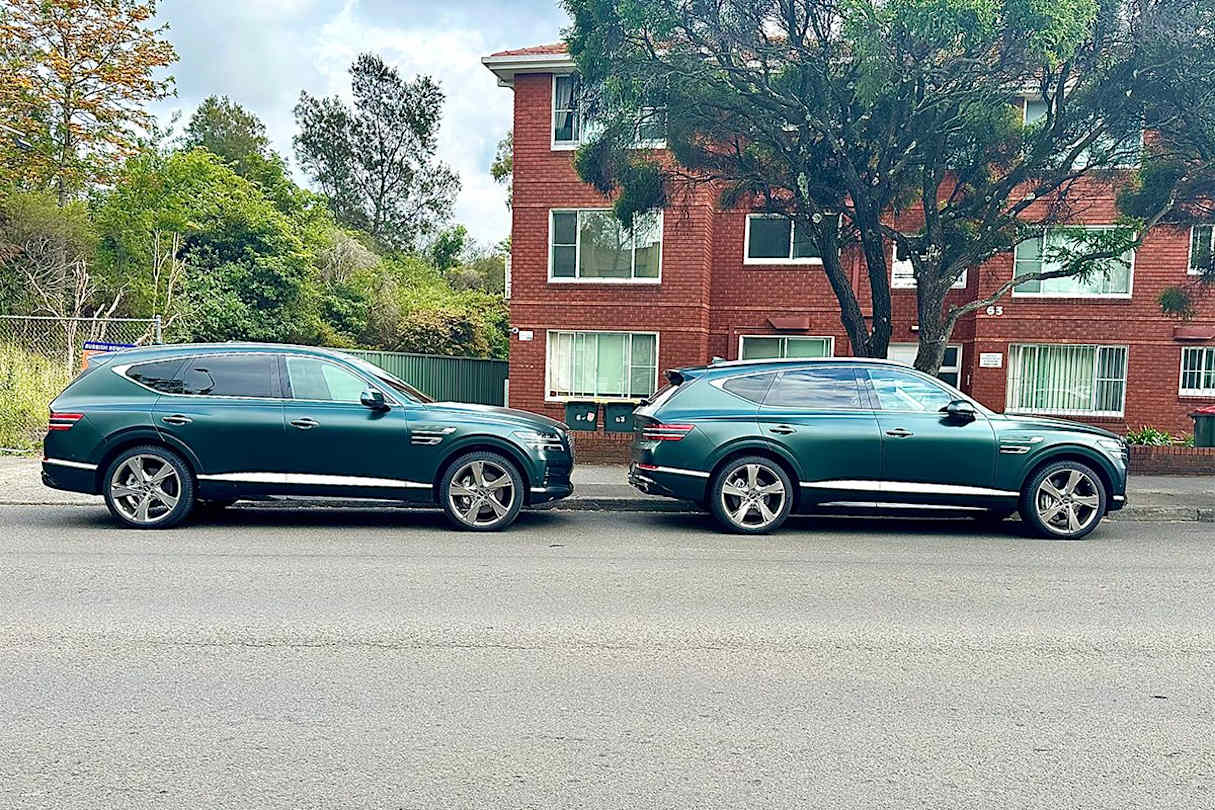 Despite the GV80s mammoth size it’s one of the easiest SUVs I’ve ever driven with light steering, great throttle response and good visibility.
