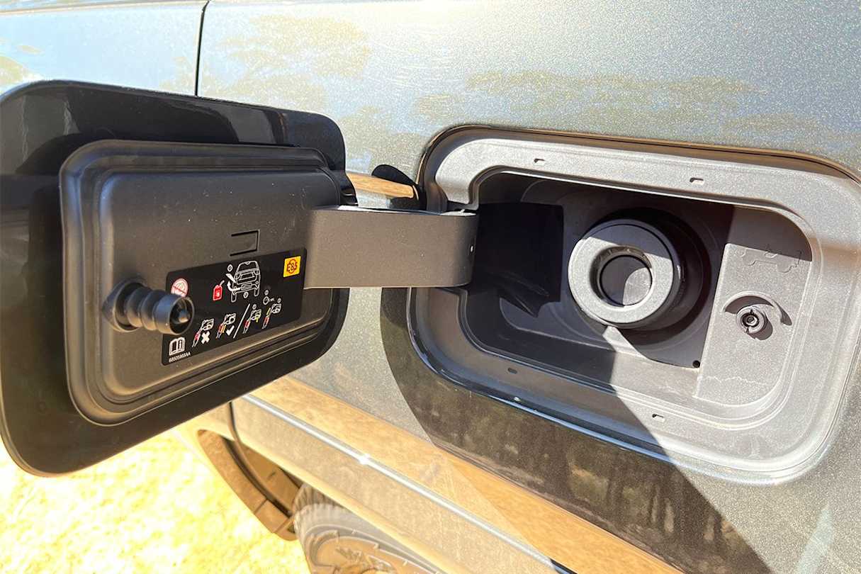 This five-seat petrol Jeep has an official fuel-consumption figure of 9.9L/100km on a combined cycle.