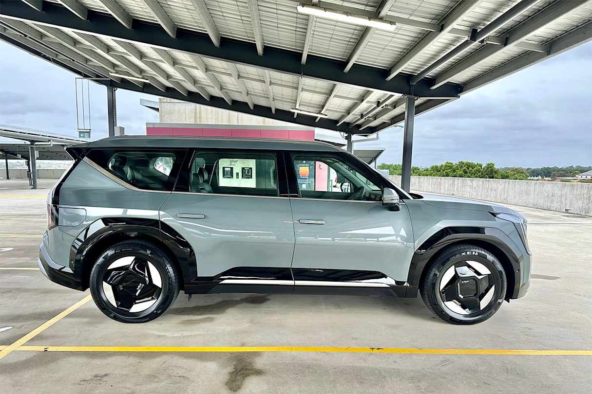 The Volvo XC90 comes close to the EV9, but even then it’s still nowhere near as good.