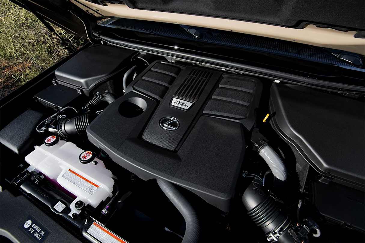 Every GX is fitted with a 3.5-litre twin-turbocharged petrol V6, generating a sizeable 260kW and 650Nm.