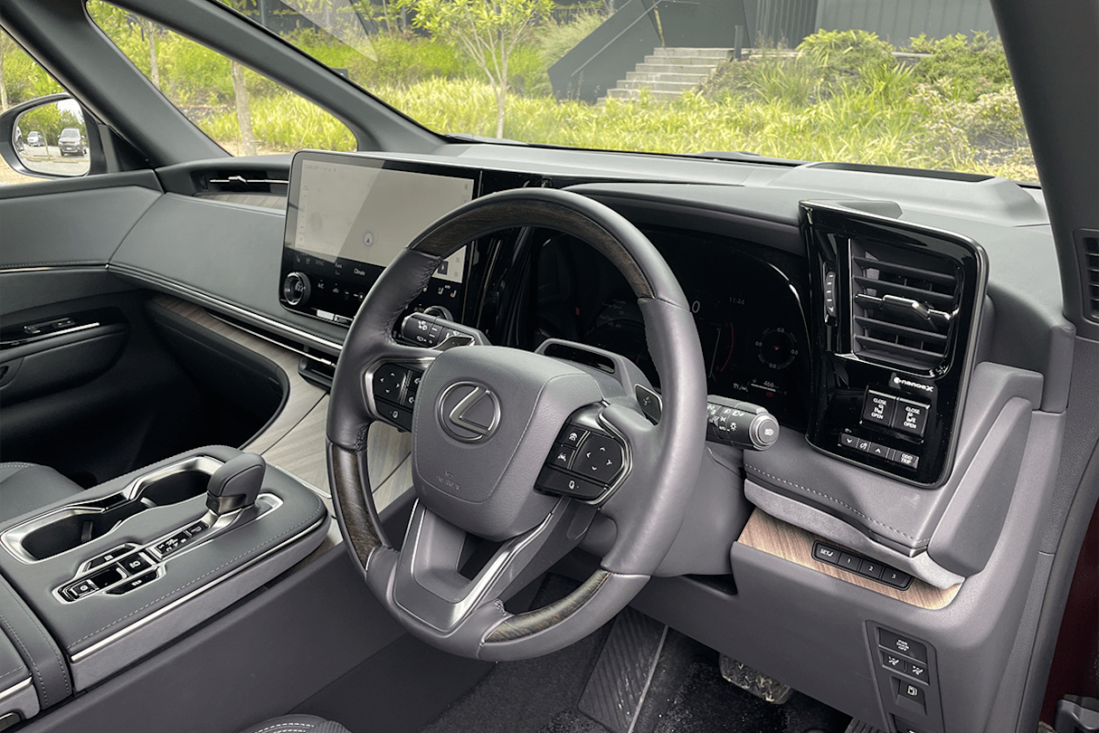 The LM350h has a modern interior design. (Image: Tim Nicholson)