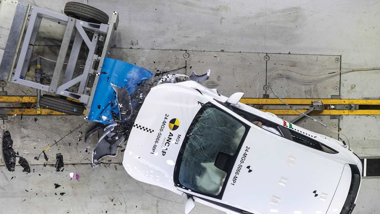 MG3 crash test.