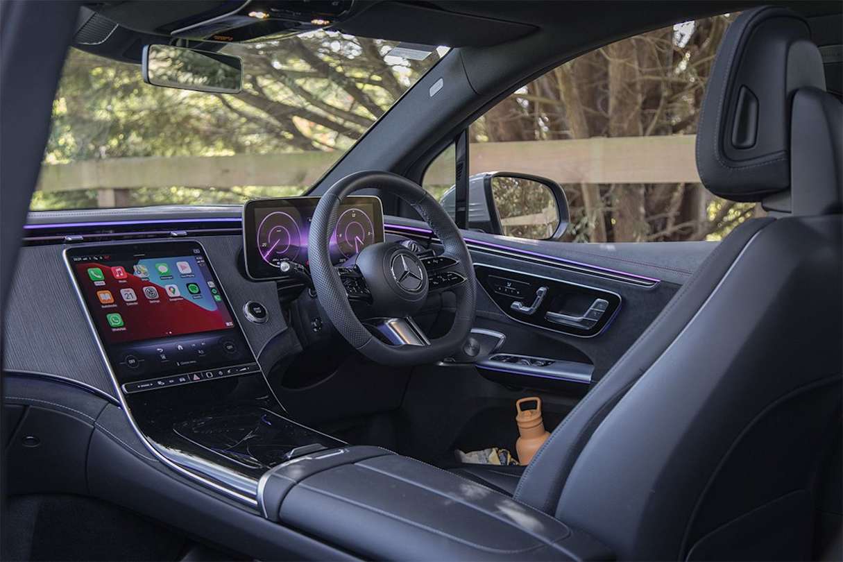 This is a pretty cool feature because you don’t need to actively use the battery (via climate control) to heat the interior, which in turn extends the driving range. (Image: Glen Sullivan)