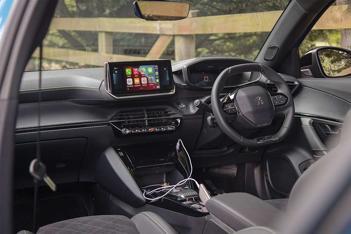 The interior gets most of the big-ticket items with synthetic leather and synthetic suede trims. (Image: Glen Sullivan)