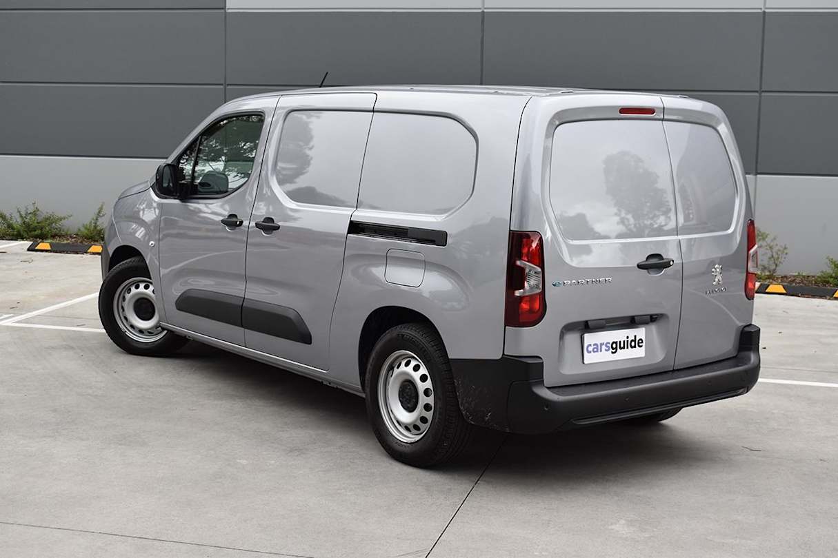The Peugeot e-Partner wears a price tag of ,990, plus on-road costs. (Image: Mark Oastler)