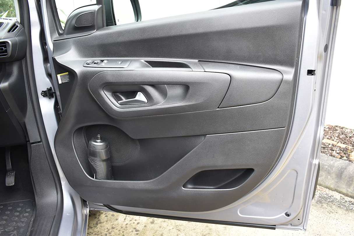 Cabin storage includes bins in the base of each door. (Image: Mark Oastler)