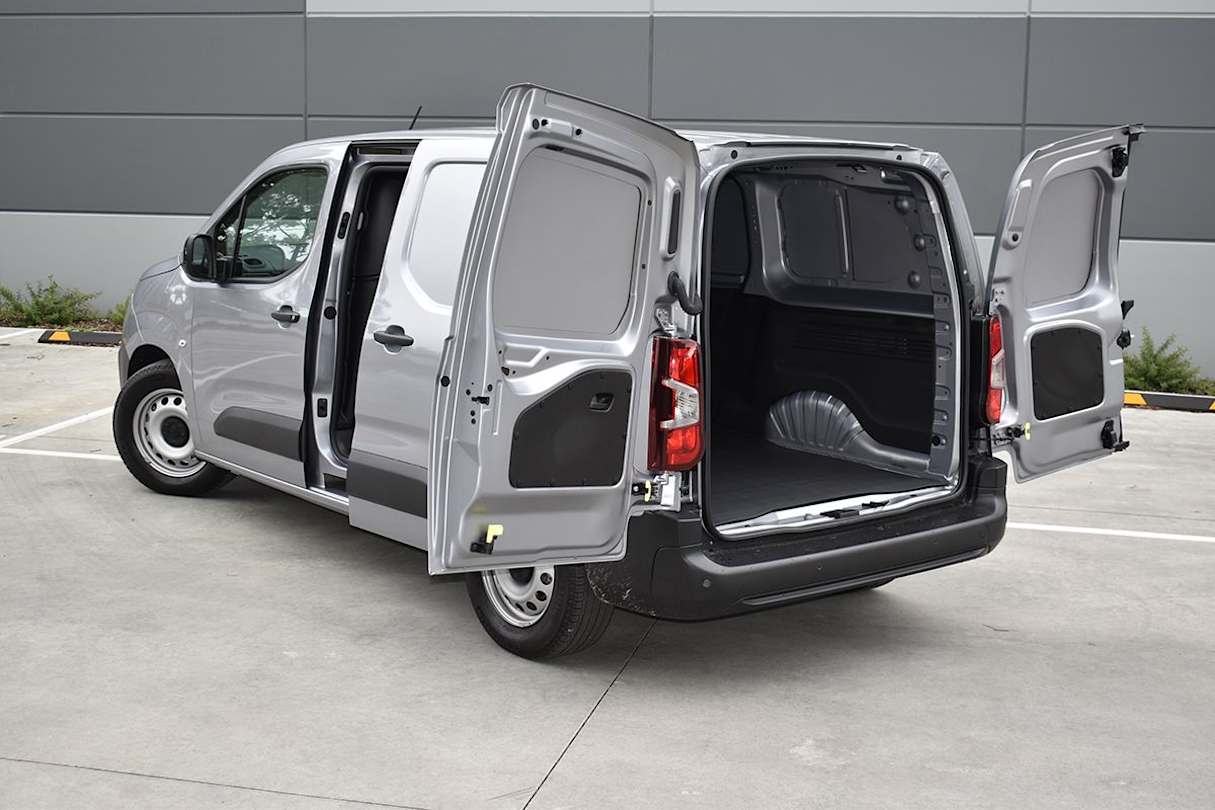 The cargo bay is a window-free zone accessed by a sliding door on each side and asymmetrical rear barn-doors. (Image: Mark Oastler)