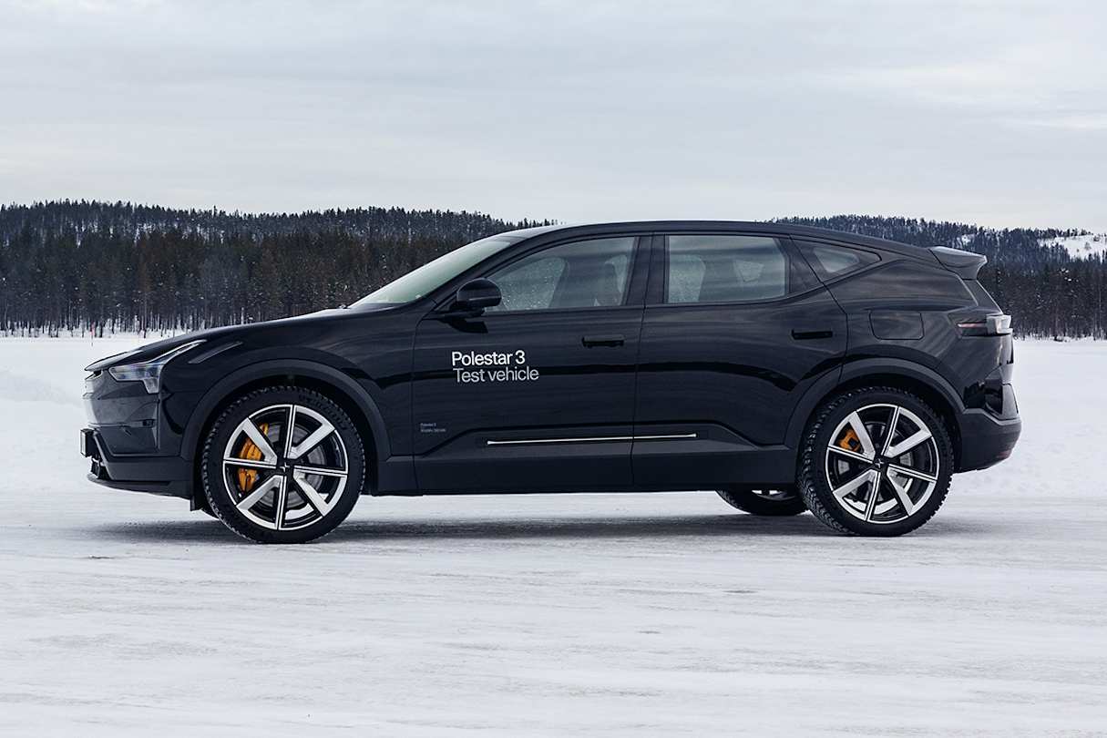 The Polestar 3 measures in at 4.9 metres in length.