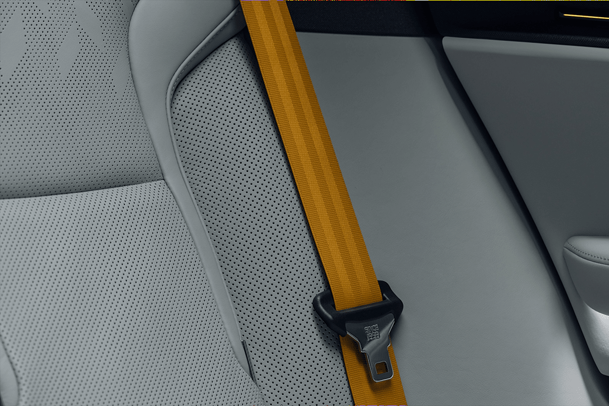 The Polestar 3 features eco-friendly material throughout the cabin.