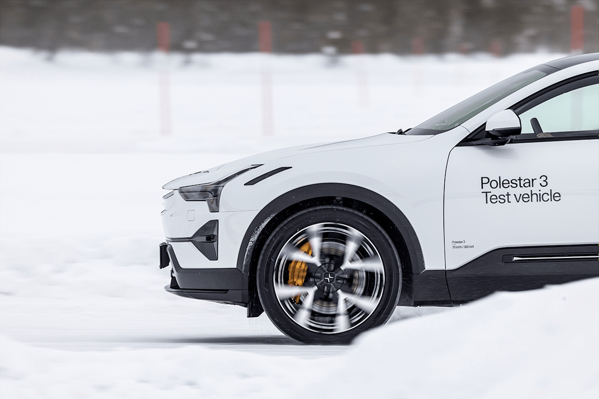The entry-level Polestar 3 reaches 100km/h from a standing start in five seconds flat.