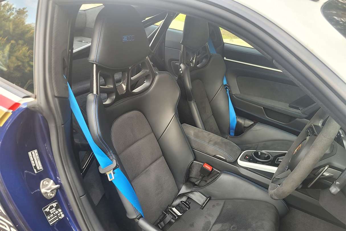 It’s strictly a two-seater.