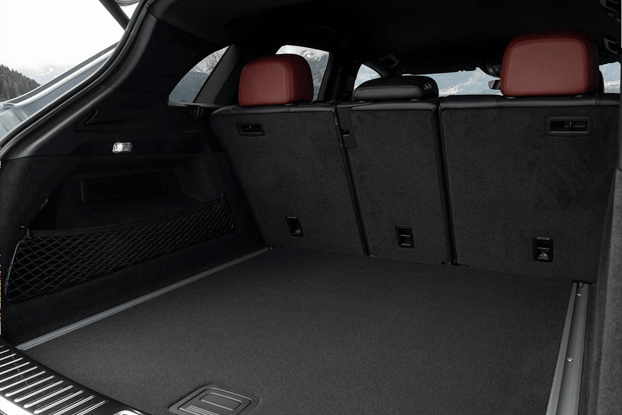 The Cayenne S has a boot capacity of 745 litres.