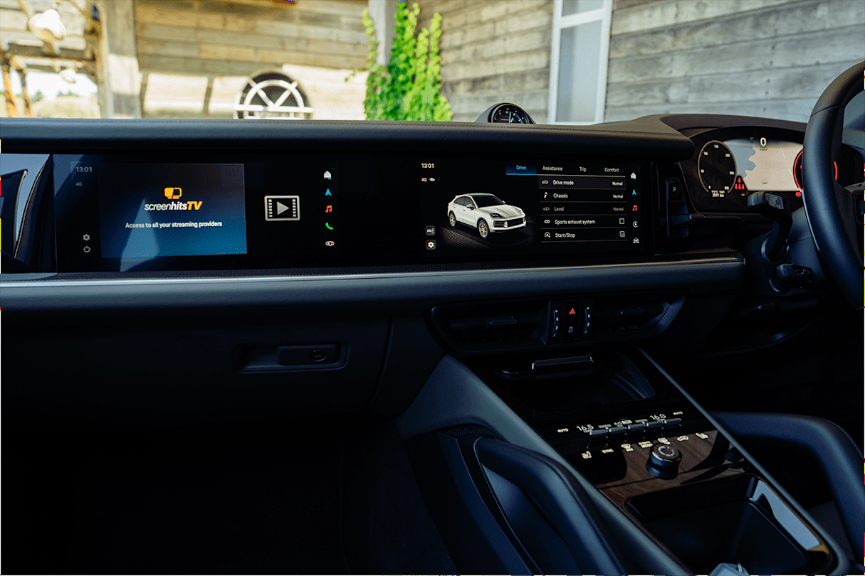 The Cayennes dashboard has been redesigned to create a cabin that is more modern looking but also more practical. (Base grade pictured)