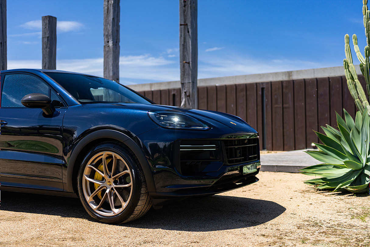 The Cayenne S, S E-Hybrid, Turbo E-Hybrid and Turbo GT all get adaptive air suspension as standard. (Turbo GT grade pictured)