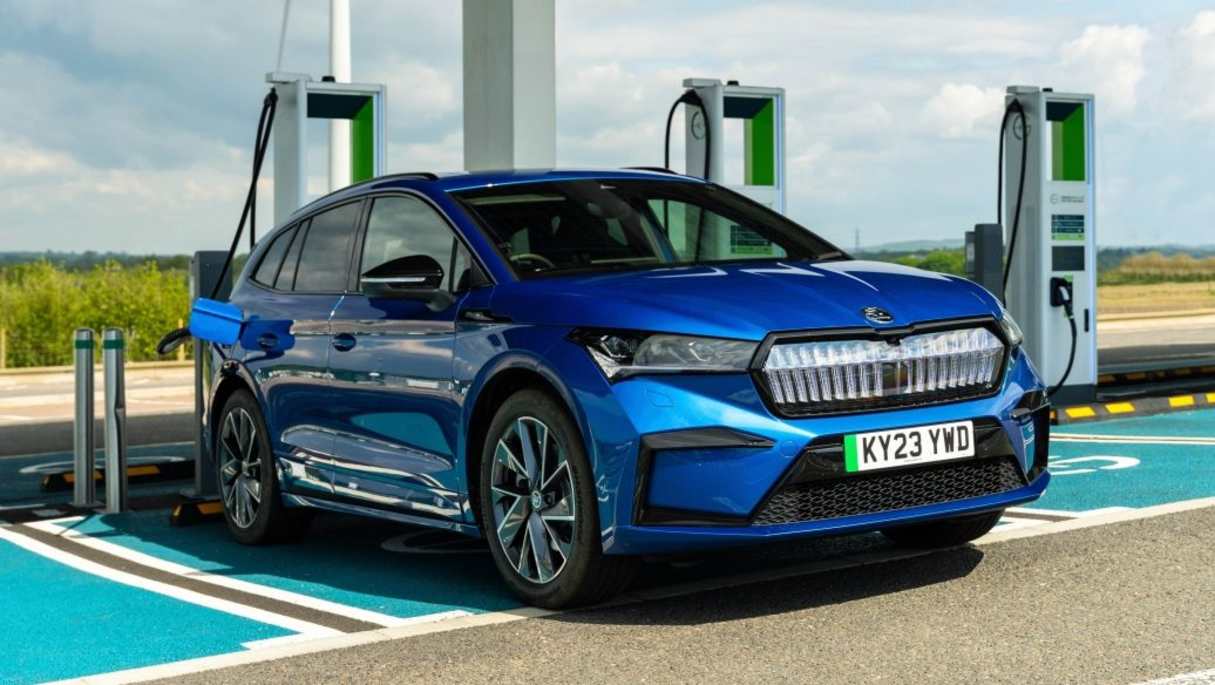 The Enyaq is a mid-sized pure-electric SUV measuring about 4.7m long (around 100mm shorter than the Tesla Model Y).