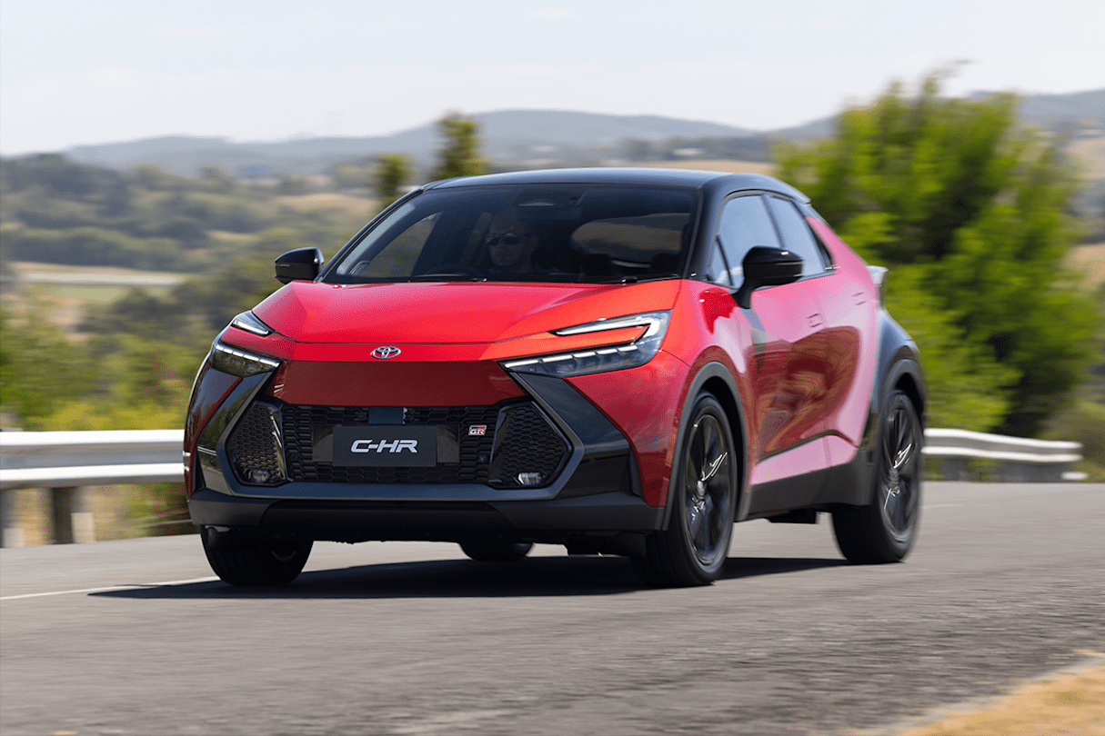 Toyota says the C-HR GR Sport uses a claimed 4.1L/100km.