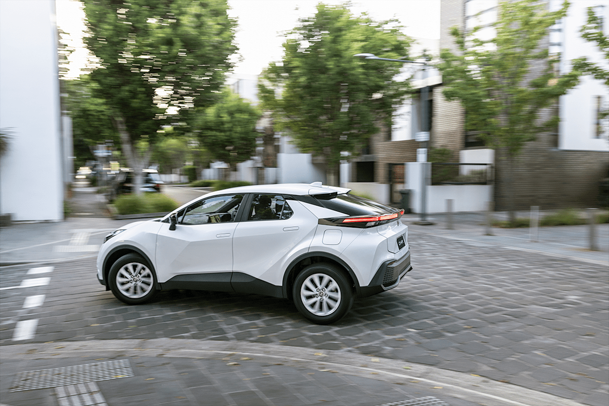 The C-HR's suspension handles short, sharp bumps well. (GXL variant pictured)