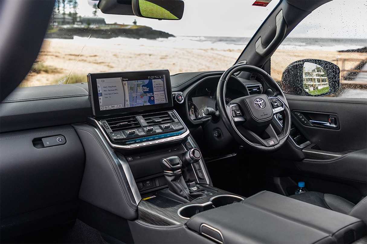 Sporting leather upholstery and synthetic leather trims throughout. (Image: Brett Sullivan)