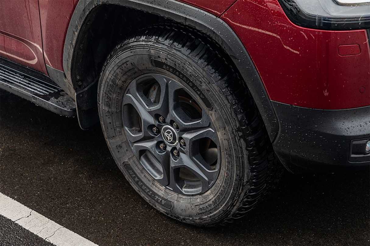 The GR Sport grade has special adaptive suspension meaning that you arenāt bothered by the road surface. (Image: Brett Sullivan)