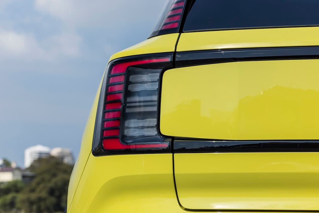 The EX30 features chunky rear haunches.