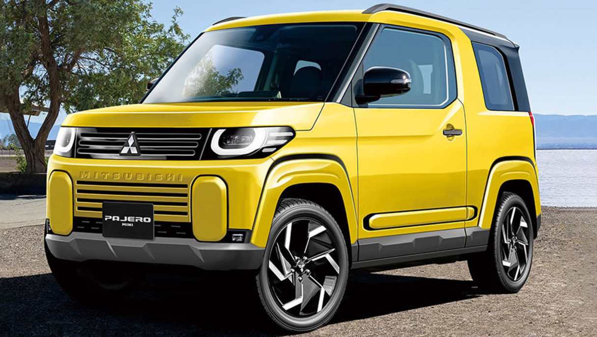 2026 Mitsubishi Pajero Mini digital render. (Image: Best Car)