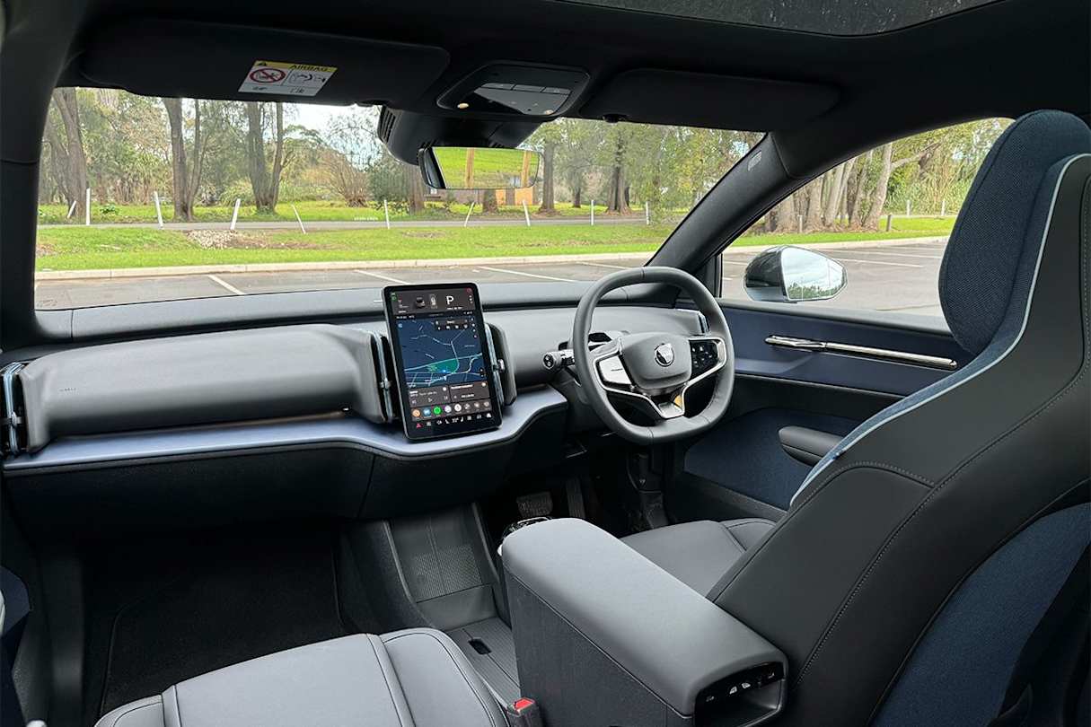 Luxury and practical items include heated and powered front seats. (Image: Emily Agar)