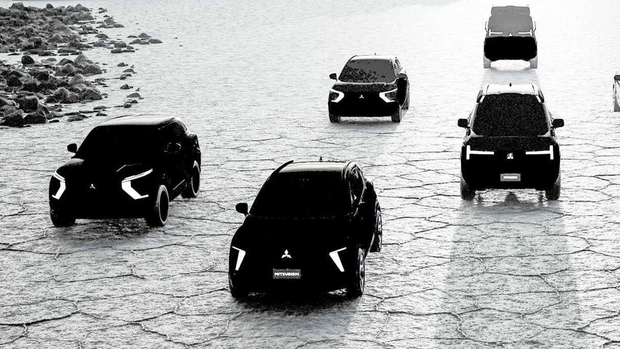 Mitsubishi Momentum 2030 teaser.