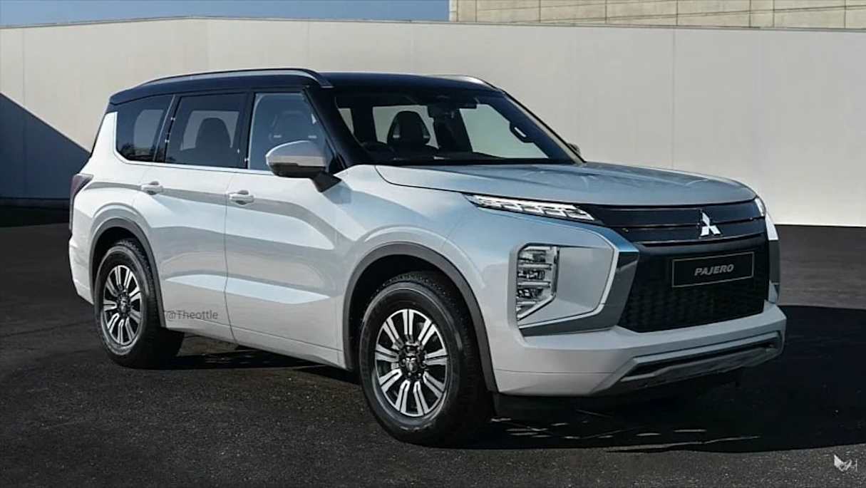 2026 Mitsubishi Pajero render (Image: Theottle/YouTube)