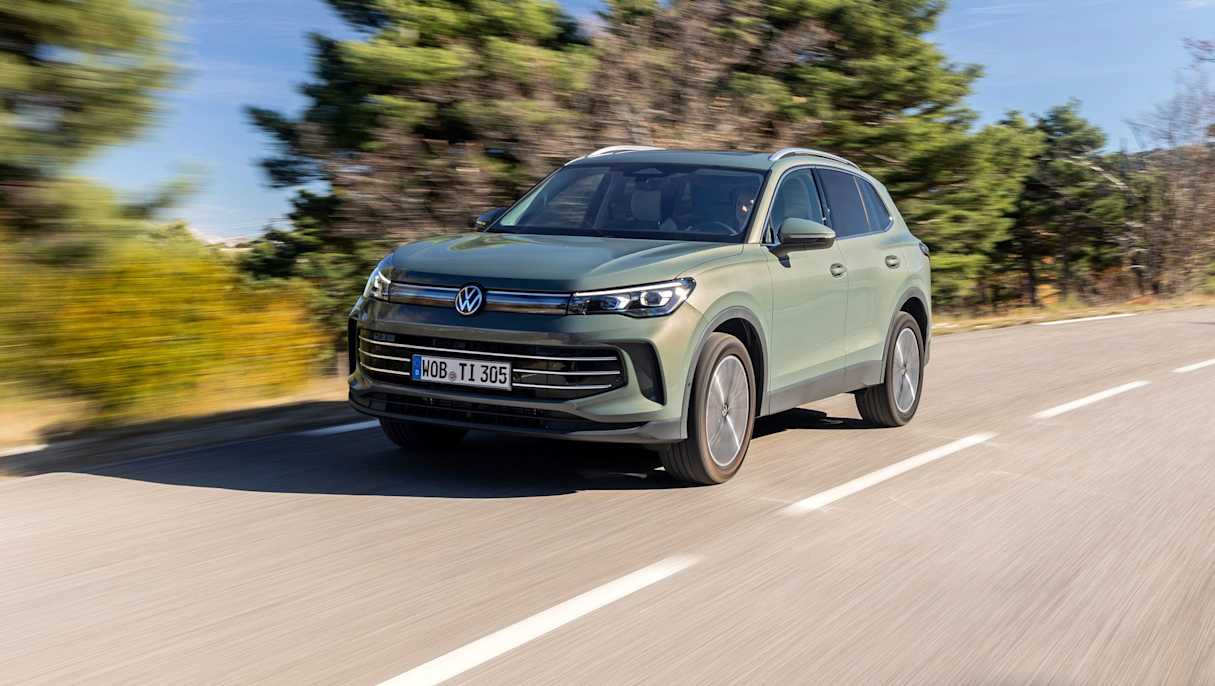 There is a plug-in hybrid version of the Tiguan, too.