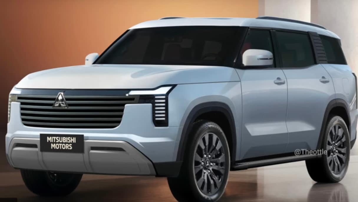 2026 Mitsubishi Pajero render. (image: Theottle)
