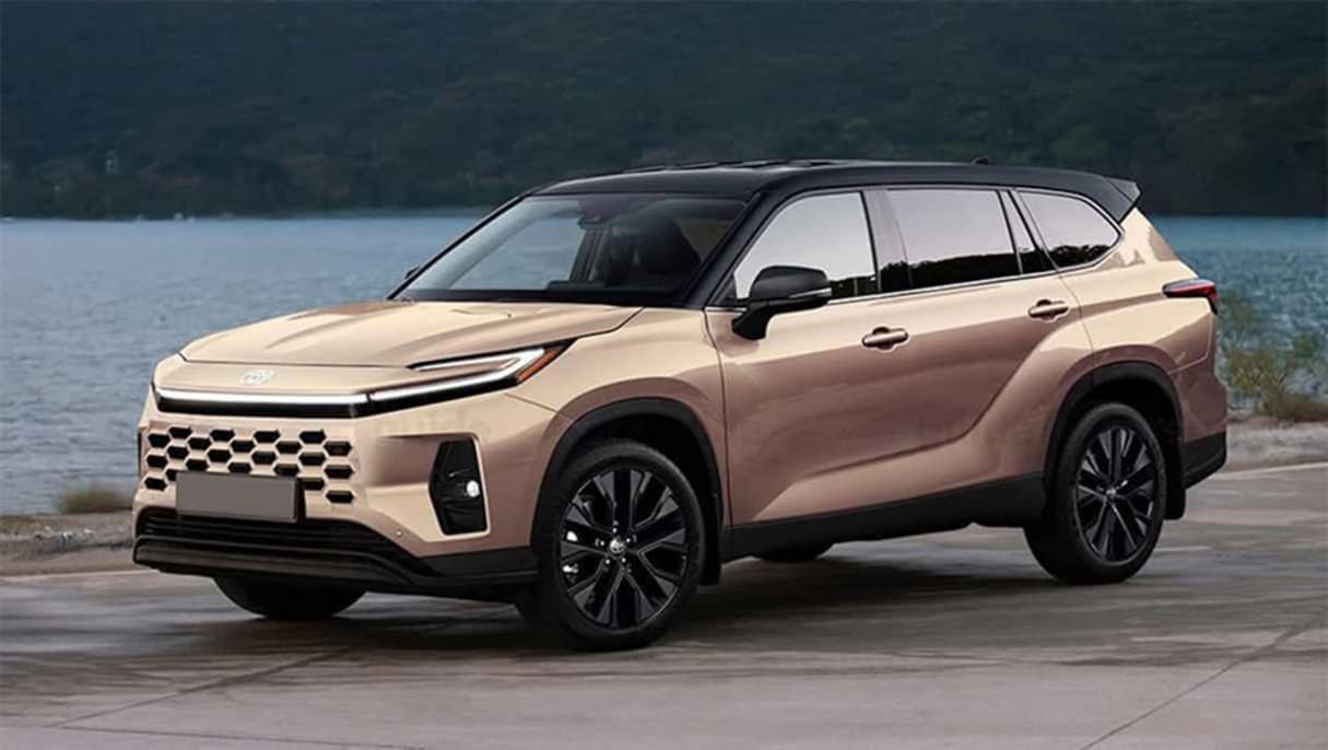 2026 Toyota Kluger render. (Image: Thanos Pappas)