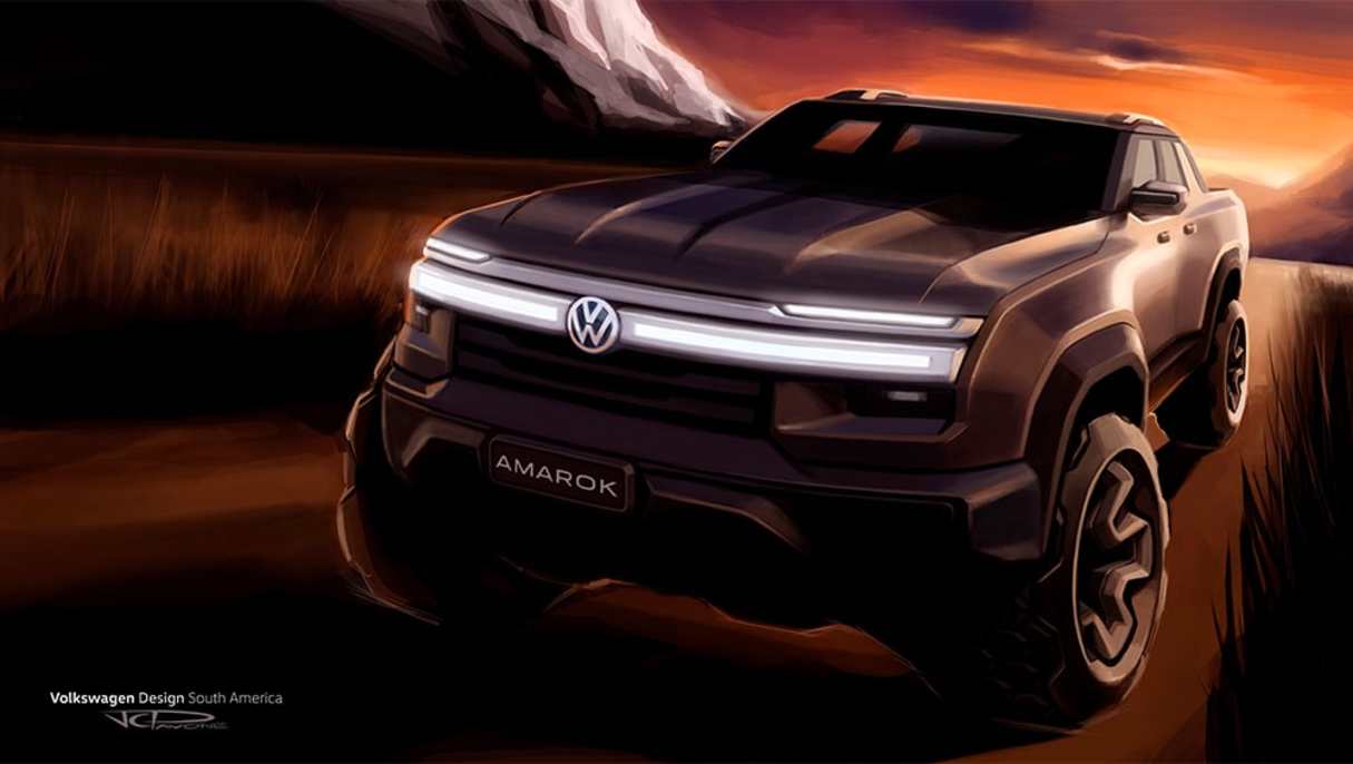 2027 Volkswagen Amarok render (Latin American version)