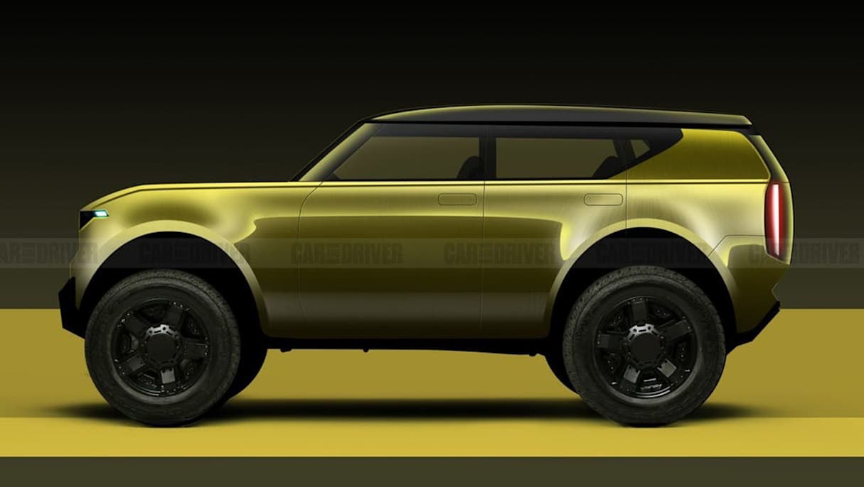 2027 VW Scout SUV render (image: CarAndDriver)