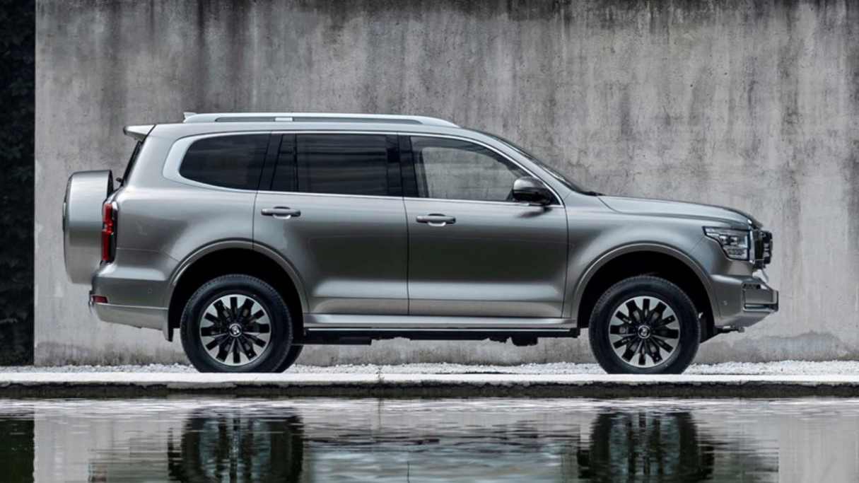The Tank 600 is about the same size as a LandCruiser Prado.