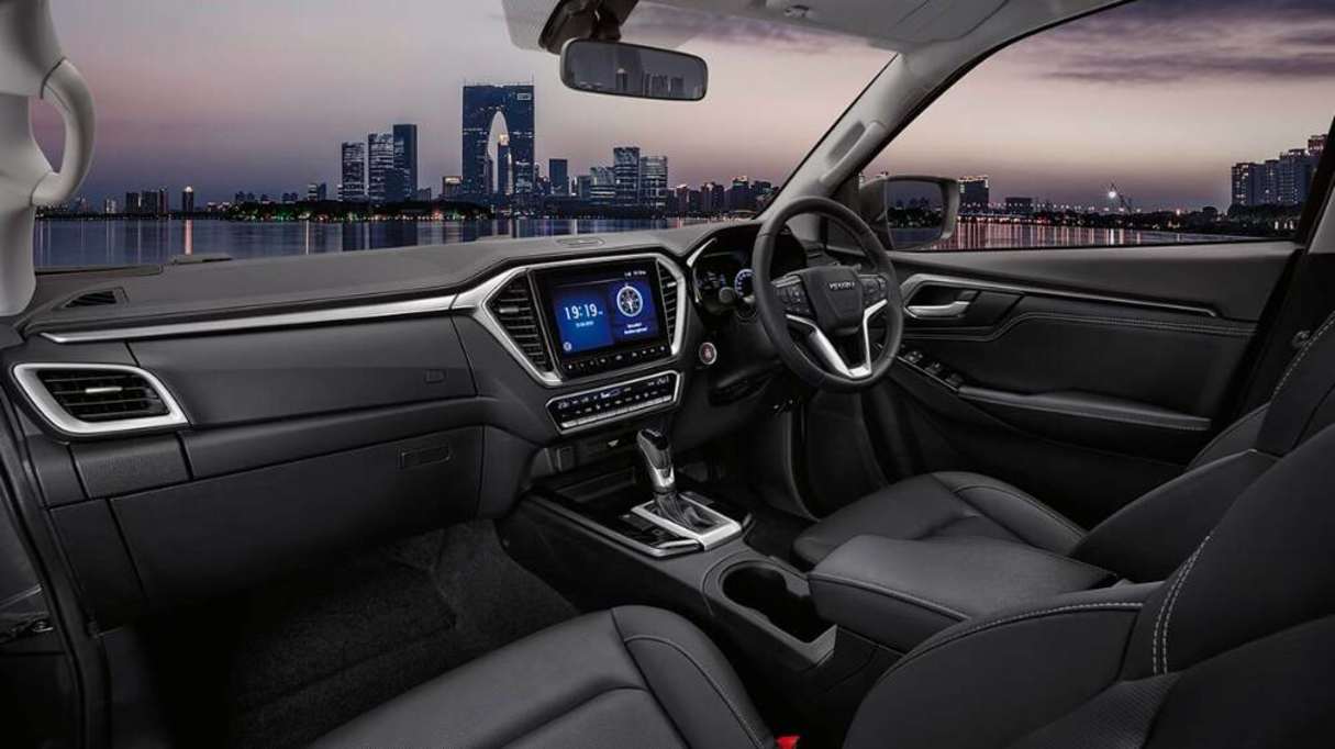 Top end models will feature leather and piano-black finishing.