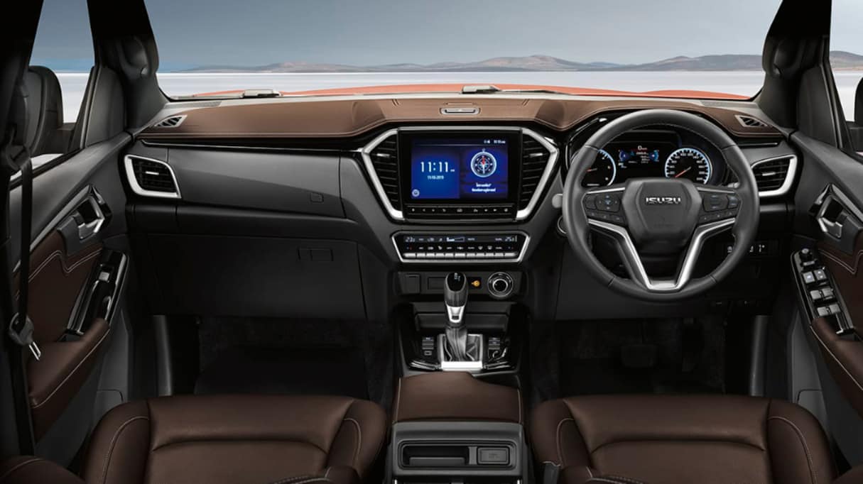 The new D-Max will come with a 7.0-inch or 9.0-inch touch screen.