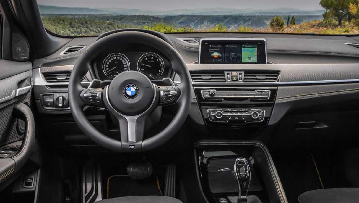 Inside, 'M' leather steering wheel and 6.5-inch 'iDrive6' touchscreen are standard.