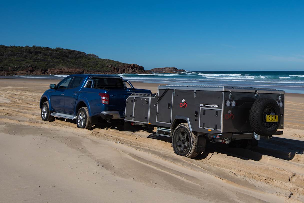 Campers are slim and light, and, driven well, have very little impact on the environment. Image credit: Brendan Batty.