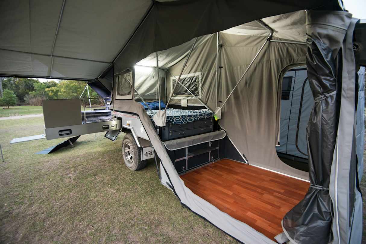 This is the traditional hard-floor camper. As you can see, the name isn’t very imaginative. Image by Brendan Batty.