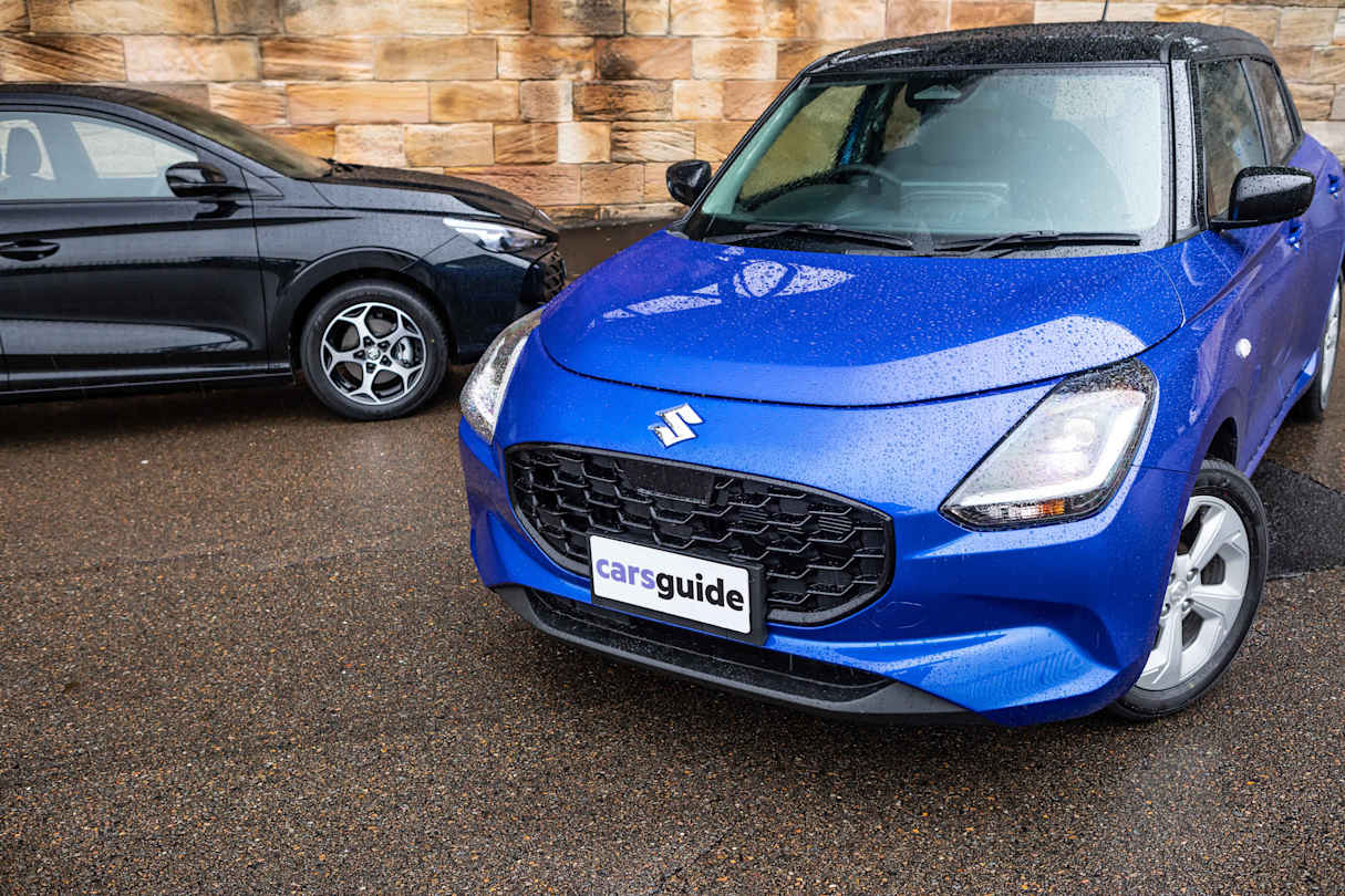 2025 MG3 Hybrid+ Excite vs Suzuki Swift Hybrid Plus auto (image: Same Rawlings)